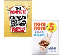 The Complete Chinese Takeaway Cookbook [Hardcover] By Kwoklyn Wan & Nom Nom Chinese Takeaway In 5 Ingredients By Iota 2 Books Collection Set