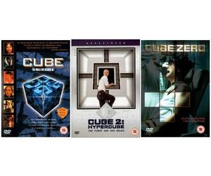 The Complete Cube Trilogy 1 - 3 DVD Movie Collection: Cube / Cube 2: Hypercube / Cube 3: Cube Zero by Nicole de Boer