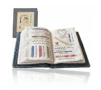 The Complete Embroidery Stitch Guide Book with Reusable Linen Samplers - Step-by-Step Tutorials & Over 100 Patterns for Beginners to Advanced Needlework