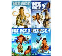 The Complete Ice Age 1 - 4 DVD Collection: Ice Age 1 / Ice Age 2: The Meltdown / Ice Age 3: Dawn of the Dinosaurs / Ice Age 4: Continental Drift (4 Discs)
