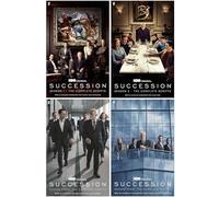 The Complete Scripts Succession Season 1-4 Books Collection Set By Jesse Armstrong