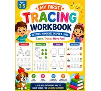 The Complete Tracing Workbook for Toddlers & Preschoolers: 5-in-1 Practice Book with Alphabet Letters (Uppercase & Lowercase), Numbers 1-10, Shapes, ... Practice for Preschool, Pre-K & Kindergarten