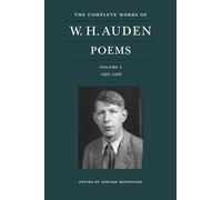W. H. Auden – The Complete Works of W. H. Auden: Poems, Volume I – 1927-1939