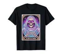 The Completely Unhinged Cosmic Skull Art T-Shirt