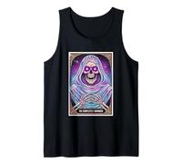 The Completely Unhinged Cosmic Skull Art Tank Top