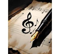 The Composer's Sketch: A Lined Composition Notebook for Songwriters: A Tom Drapper Vintage Journal for Lyrics, Poetry, and Capturing Genius | 7.5x9.25", 110 Pages