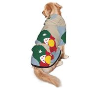 The Composition of Timor-Leste Dog Hoodie for Medium Large Dogs, Warm Soft Pet Sweatshirt, Easy to Wear Jumper Clothes