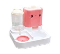 THE CONCEPT FACTORY - AN6102-2L + 960Ml water dispenser and kibble - Practical and compact - Integrated tray for continuous supply - Ideal for pets - Pink