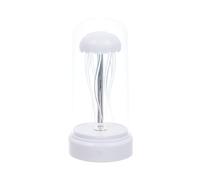THE CONCEPT FACTORY - LA0176 - LED Jellyfish Decorative Lamp with Colour Changing - Immersive and Flowing Effect - Perfect for Bedroom or Living Room - ABS Plastic - Size M - White