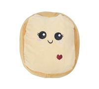 THE CONCEPT FACTORY, PE0052, Kawaii Brioche Plush Toy 20cm - Soft and cuddly, perfect for playing and decoration, stimulating children's imagination, brown color