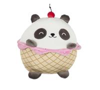 THE CONCEPT FACTORY, PE0062 Kawaii Plush Toy 20 cm, Soft and Hypoallergenic, Ideal for Cuddling and Decorating, Machine Washable, Perfect Gift for Everyone, White Panda