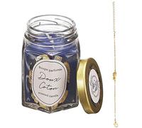 The Concept Factory Scented Candle Jar with Jewel Surprise Cotton Flower