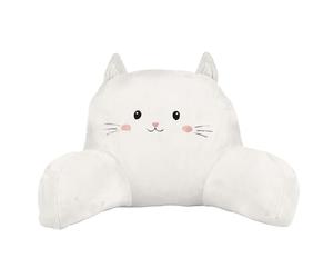 THE CONCEPT FACTORY, TX0331 Kawaii Cream Ergonomic Reading Cushion, Adorable Design, Optimal Comfort for Relaxation and Leisure, Ideal for Living Room or Bedroom, Size 60 x 35 cm, Cream