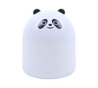 THE CONCEPT FACTORY - Ve6099-10cm Kawaii Panda Diffuser in ABS - Colour Changing - Ideal for Creating a Soothing Atmosphere - Perfect for Home or Office - Black and White