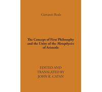 The Concept of First Philosophy and the Unity of the Metaphysics of Aristotle