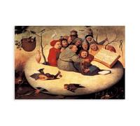 The Concert in The Egg Hieronymus Bosch Canvas Art Poster And Wall Art Picture Print Modern Family Bedroom Decor Unframe 20x30inch(50x75cm)