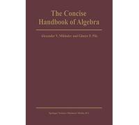 The Concise Handbook of Algebra – Springer Verlag