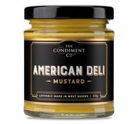 The Condiment Company American Deli Mustard (175g Jar), Dairy and Gluten Free Delicious Yellow Mustard Sauce for Burgers, Hot Dogs & More, Suitable for Vegetarians