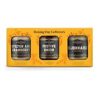 The Condiment Company Boxing Day Leftovers Gift Box - Festive Onion Chutney, Dijonnaise & Stilton Cranberry Mayonnaise (3x190g Jars) - Perfect Sauces for Cold Meats, Cheese & Sandwiches