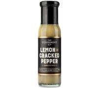 The Condiment Company Lemon & Cracked Peppercorn Dressing 240g - Zesty Lemon Pepper Salad Dressing, Ideal for Fresh Salads, Pasta & Condiments