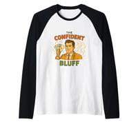 The Confident Bluff - Poker Luck Series Raglan Baseball Tee