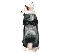 The Confusion of Giant Pandas Dog Hoodie for Small, Soft Breathable, Pet Clothes for Small