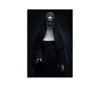 The Conjuring Horror Movie Mystery Nun Poster Home Decor Wall Decoration Gift Canvas Wall Art Bedroom Painting 08x12inch(20x30cm)