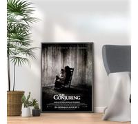 The Conjuring1, Horror Movie Print, Scary Thriller Film Poster, A4 and A3 Size Frame Options Available,Great Home, Pub, Café, Bar Wall Art Print, House gift for horror lovers (A3 Print Only)