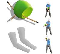 The Connector Golf Training Aid，Simple and Effective Training Tool. Portable and Lightweight, Suitable for Golfers of All Levels, from Beginners to Professionals (with Sun Protection Sleeves)