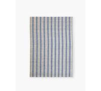 The Conran Shop Blue Striped Bamboo Placemat 45cm X 33cm