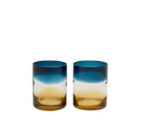 The Conran Shop Ombre Tumblers - Set of 2 Blue/Amber