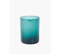 The Conran Shop Petrol Bubble Hand-blown Glass Tumbler 9.5cm