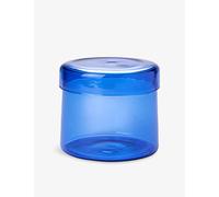 The Conran Shop The Conran Shop Home Lab Lidded Glass Storage Pot 8.5cm Blue