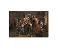 The Conscript's Farewell Ferdinand Georg Waldmüller Poster Print Photo Art Painting Canvas Poster Home Modern Decor Posters 20x30inch(50x75cm)