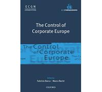 The Control Of Corporate Europe (Feem Studies in Economics)