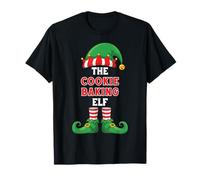 The Cookie Baking Elf Shirt Funny Christmas for Baker Crew T-Shirt