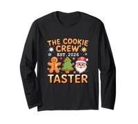 The Cookie Crew Taster Est. 2026 Xmas Baker Baking Lover Long Sleeve T-Shirt