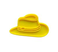 The Cookie Cutter Hub 10cm Aussie Hat Cookie Cutter and Matching Embosser for Cookies Biscuits Clay Baking Decoration