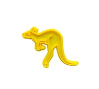 The Cookie Cutter Hub 10cm Aussie Kangaroo Cookie Cutter and Matching Embosser for Cookies Biscuits Clay Baking Decoration