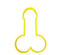 The Cookie Cutter Hub 12cm Penis Cookie Cutter for Cookies Biscuits Clay Baking Decoration