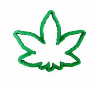 The Cookie Cutter Hub 9cm Cannabis Leaf Cookie Cutter for Cookies Biscuits Clay Baking Decoration