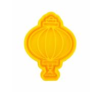 The Cookie Cutter Hub 9cm Japanese Lantern Cookie Cutter and Matching Embosser for Cookies Biscuits Clay Baking Decoration