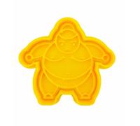 The Cookie Cutter Hub 9cm Japanese Sumo Wrestler Cookie Cutter and Matching Embosser for Cookies Biscuits Clay Baking Decoration
