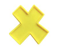 The Cookie Cutter Hub Alphabet Letter X Cookie Cutter/Embosser for Cupcakes Fondant Icing Clay Cake Baking Decoration