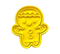 The Cookie Cutter Hub Baby Gingerbread Cookie Cutter and Matching Embosser for Cookies Biscuits Clay Baking Decoration