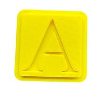 The Cookie Cutter Hub Baby Letter Block A Cookie Cutter/Embosser for Cupcakes Fondant Icing Clay Cake Baking Decoration