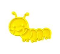 The Cookie Cutter Hub Caterpillar #2 Insect Cookie Cutter/Embosser for Cupcakes Fondant Icing Clay Cake Baking Decoration