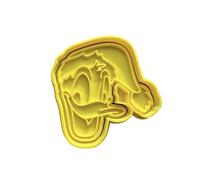 The Cookie Cutter Hub Christmas Donald Duck Character Cutter and Matching Embosser for Cookies Biscuits Clay Baking Decoration