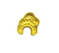 The Cookie Cutter Hub Christmas Grinch Hat Cookie Cutter and Matching Embosser for Cookies Biscuits Clay Baking Decoration