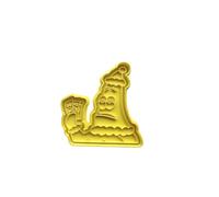 The Cookie Cutter Hub Christmas Patrick Star Songebob Character Cookie Cutter and Matching Embosser for Cookies Biscuits Clay Baking Decoration